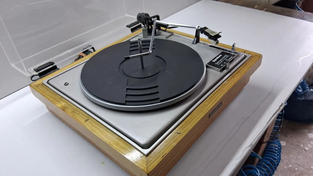 Toca disco gradiente garrard S95 prata - Foto 3