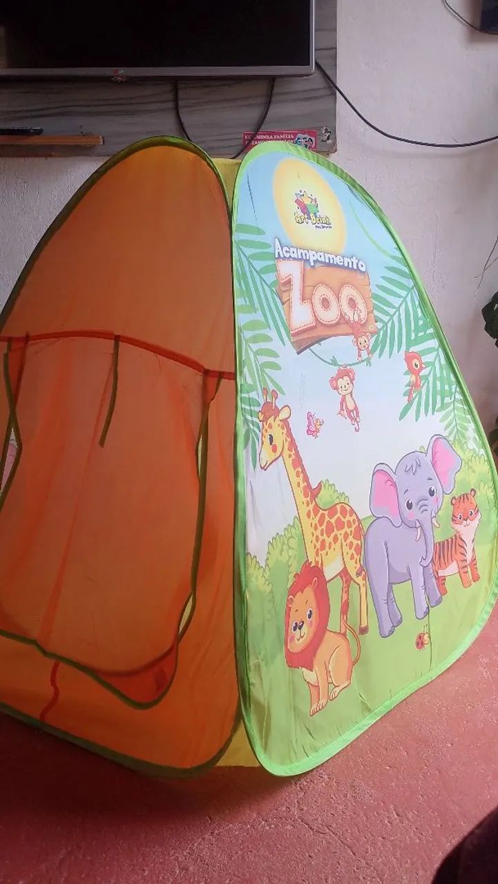 Barraca e carrinho de supermercado infantil  - Foto 4