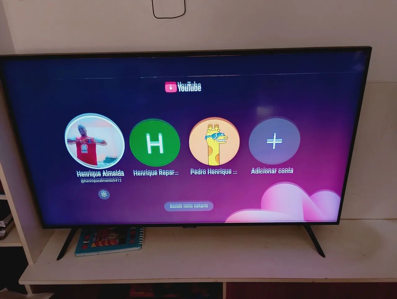 TV Samsung 43 Polegadas com listras na tela leia o anúncio baixei para vender logo - Foto 2