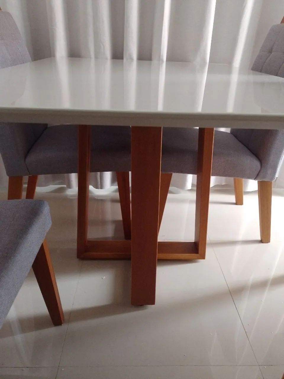 Vendo Mesa Madeira - Foto 4