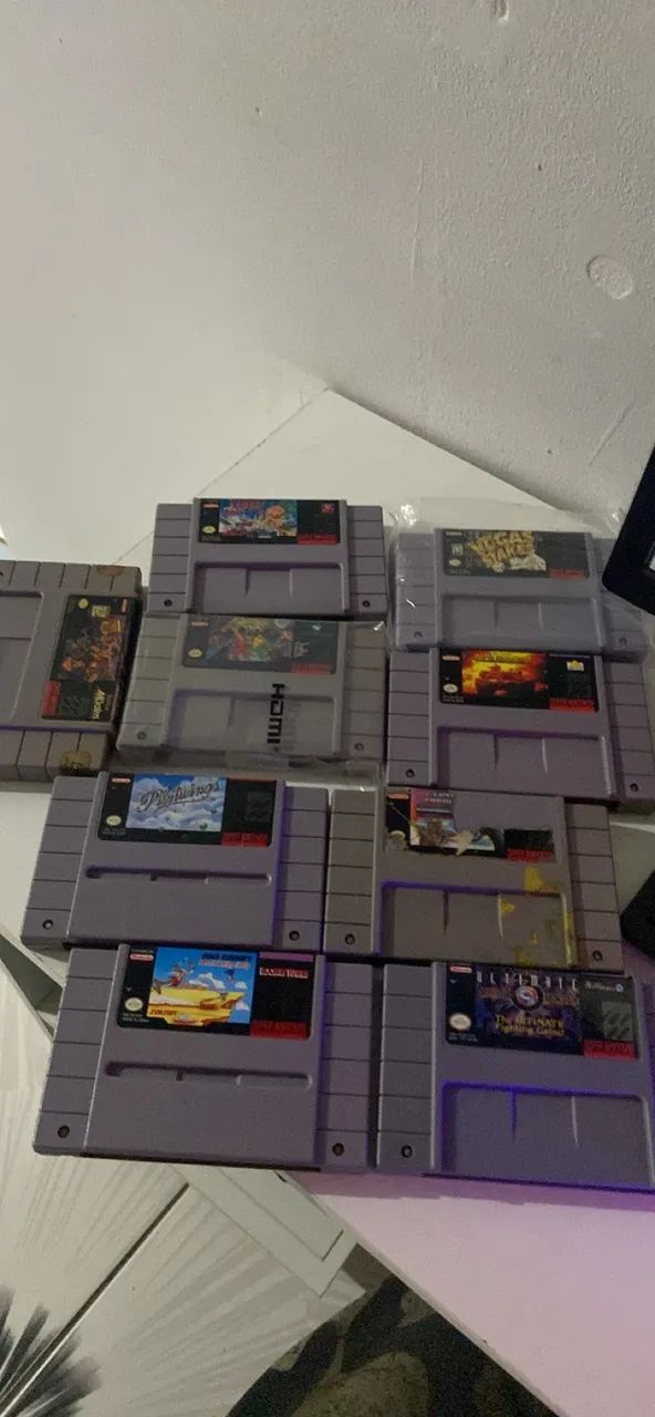 Super Nintendo jogos