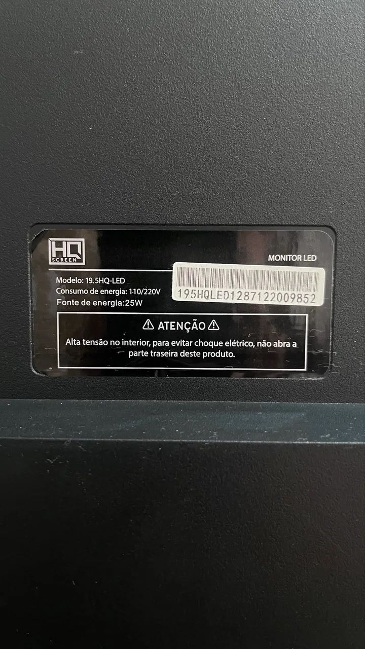Monitor HQ-LED 19,5 com manchas na tela - Foto 5