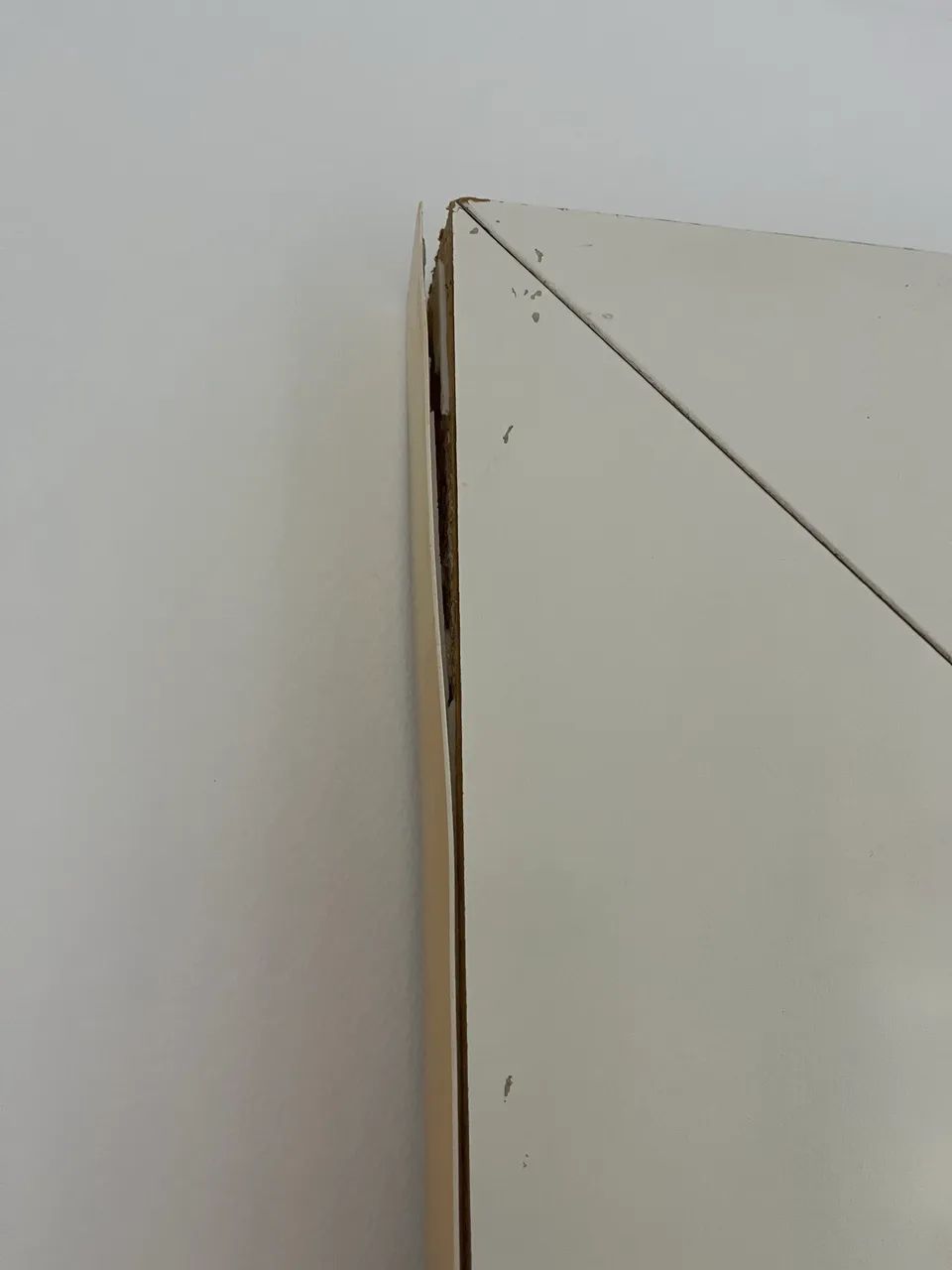 Espelho grande com moldura em madeira branco  - Foto 2