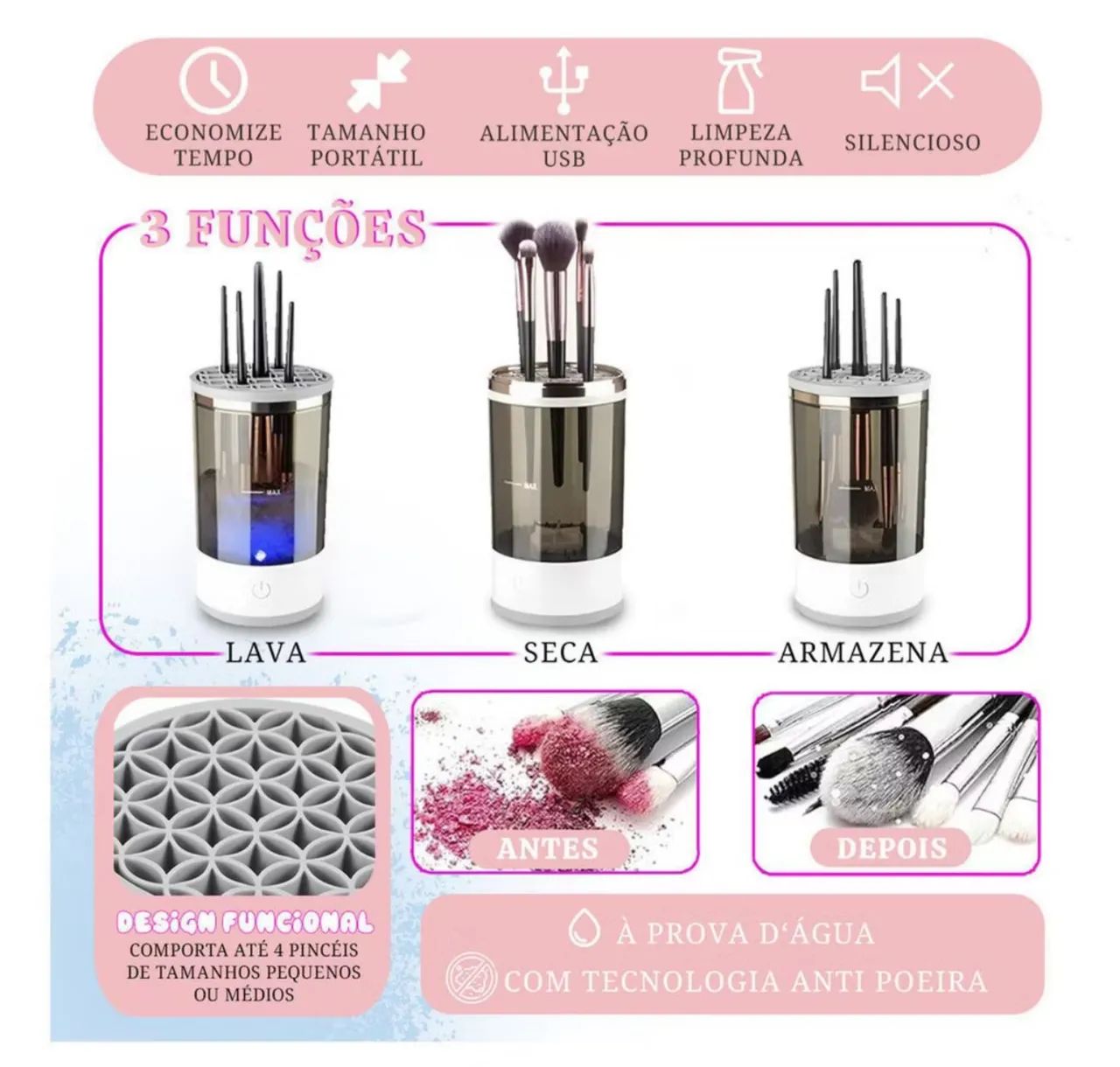 Limpador de pincéis NOVOS  - Foto 5