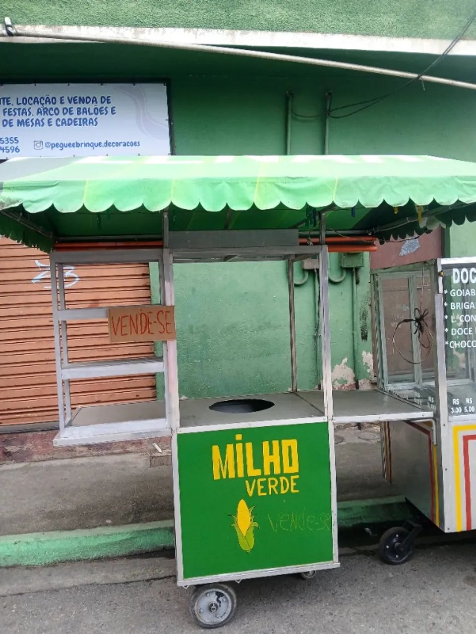 Carroça de milho verde