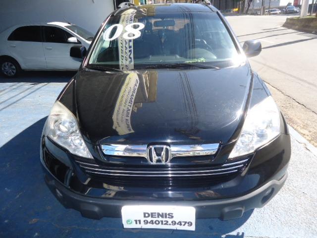 Honda Cr-v Exl 2008 preta c/ teto estudo troca e financio