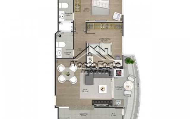 Apartamento na Tupi em Praia Grande - Foto 12