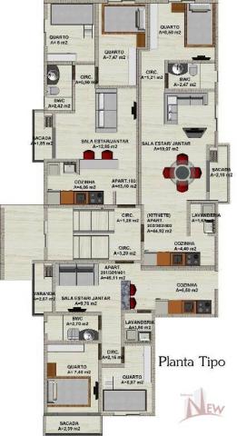 Apartamento 02 quartos no Afonso Pena, São José dos Pinhais - Foto 3
