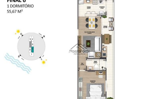 Lançamento Apartamento na Ocian em Praia Grande - Foto 20