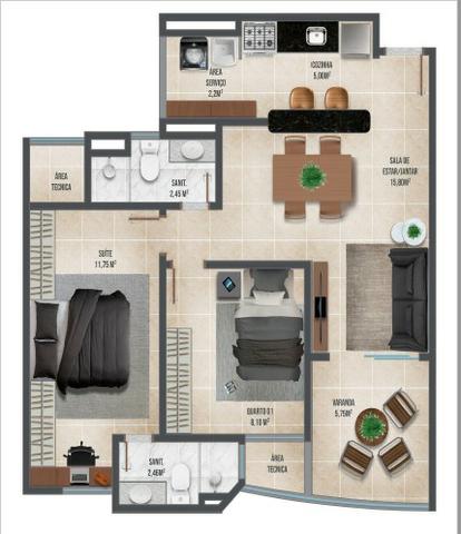 Residencial Lotus 2/4 e 3/4 - Foto 12