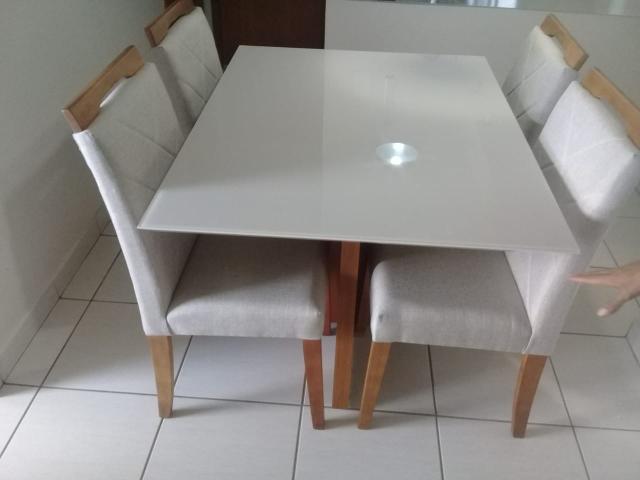 Mesa alvorada pintura Laka e madeira pronta entrega - Foto 2