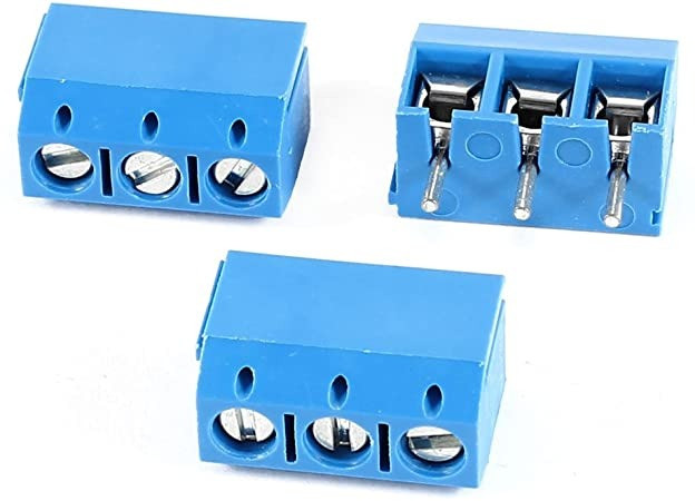 JA Robótica - (5 unid) Bloco parafuso pcb 3 pinos - Foto 2