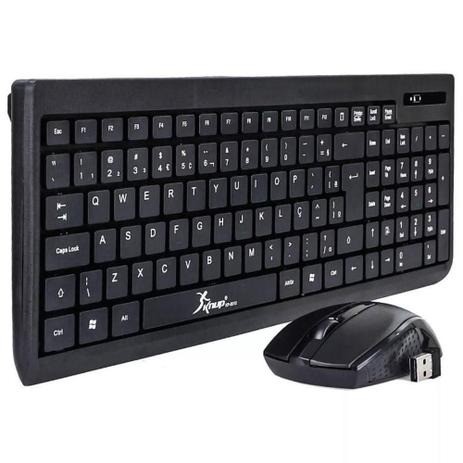 Kit Teclado + Mouse Sem Fio KP-2012 - Knup