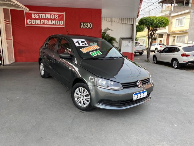 VOLKSWAGEN GOL 1.0 TEC CITY CINZA 4P FLEX 2015 COMPLETO MANUAL