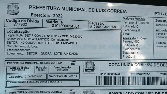 REGULARIZAÇÃO DE IMÓVEIS EM LUIS CORREIA - Foto 2