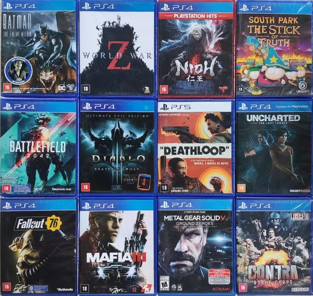 Jogos p/ PS4 & PS5 mídia física - Videogames - Paranoá, Brasília 1254113599