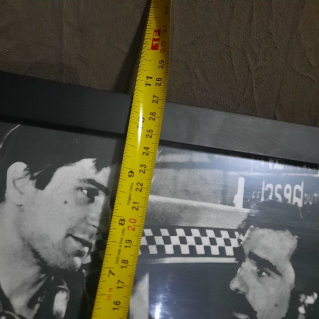 Quadro Horizontal Moldurado Taxi Driver (1976) - Robert DeNiro & Martin Scorsese - Foto 4