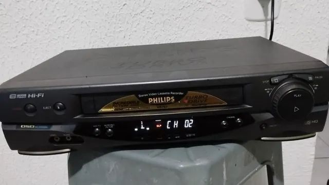 Vídeo cassete Philips usado