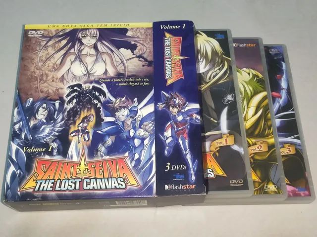 Cavaleiros Zodíaco Lost Canvas Saint Seiya 6 Dvds Volume 1+2