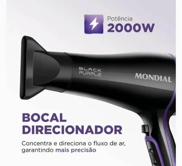 Secador Profissional mondial 2000W.  - Foto 3