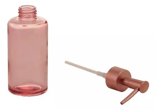 Jogo Para Banheiro Porta Sabonete Líquido Difusor Rosa - Foto 4