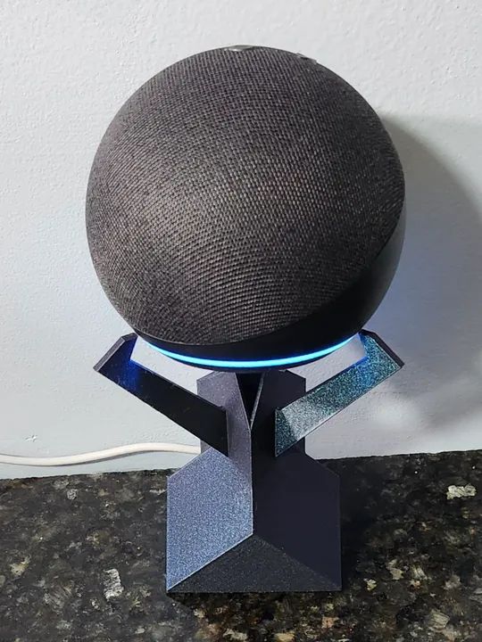 Suporte de Mesa para Alexa 4ª e 5ª Geração - Uma Escultura Moderna - Foto 4