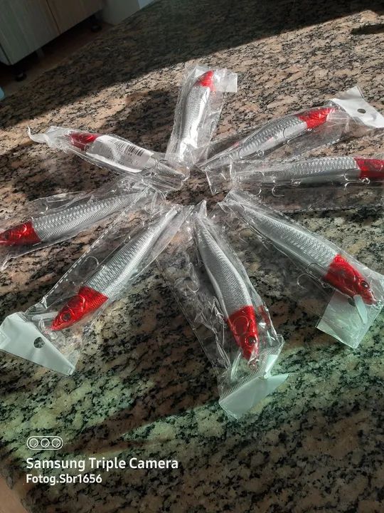 Promoção isca de pesca artificial  para anchovas 14cm 23g , - Foto 2