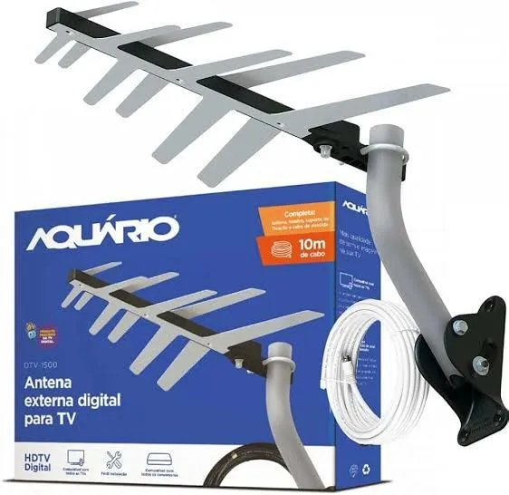 Antena digital HDTV Aquário