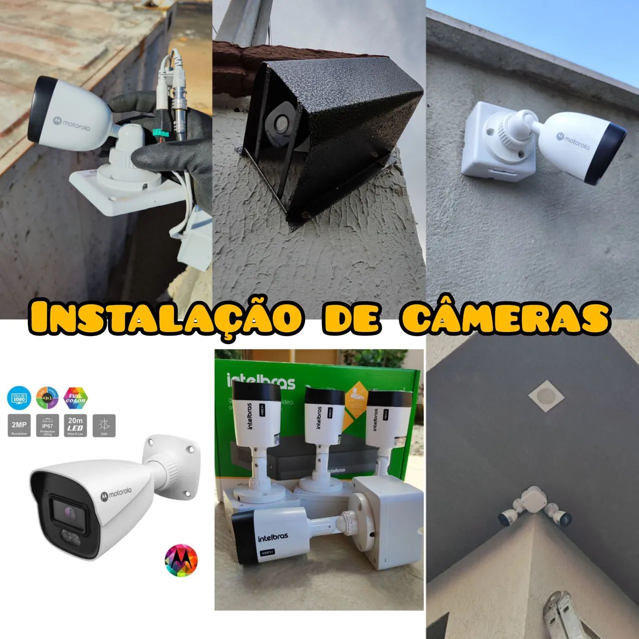 Alarme câmeras, cerca elétrica concertina motor de portão  - Foto 2