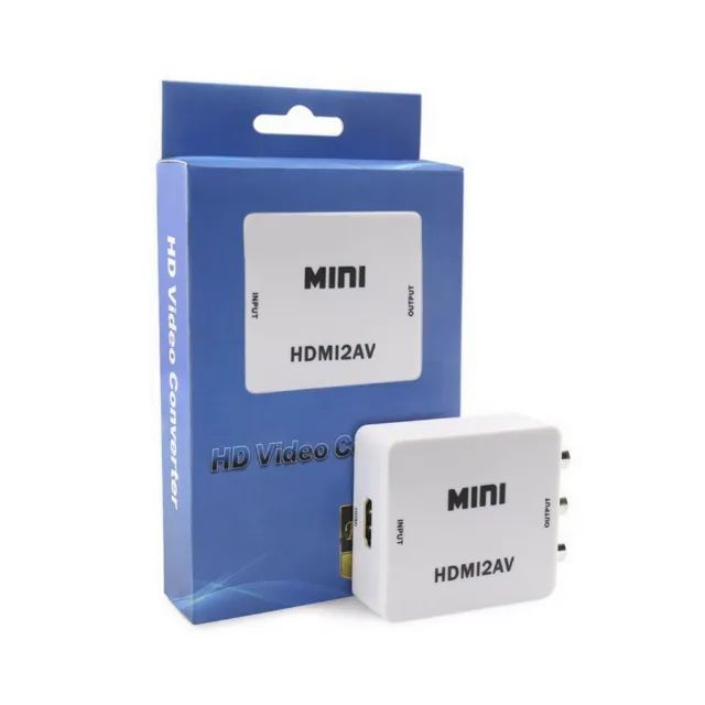 Mini Conversor Hdmi Vga Rca Audio Vídeo - Foto 4