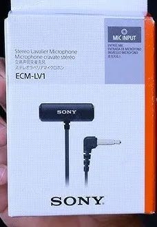 Microfone Sony Ecm-lv1 Omnidirecional Preto LAPELA - Foto 2