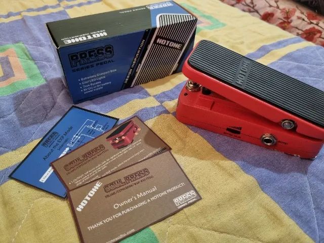 Pedal Hotone Soulpress Wah Wah Novíssimo ( Somente Venda ) - Foto 4