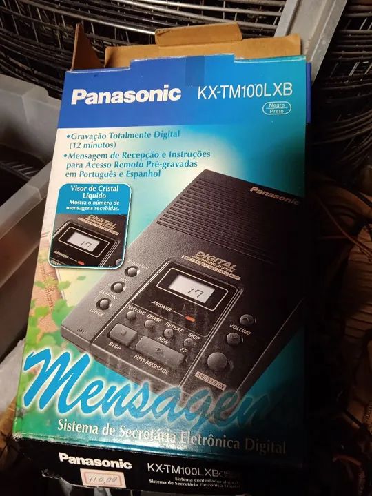 Secretaria eletrônica Panasonic seminova - Foto 3