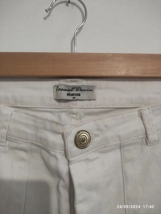 Calça Creme Flaire - Foto 3