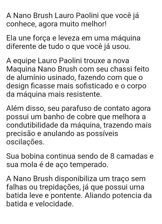 Máquina de Tatuar  bobina Nano Brush - Foto 6