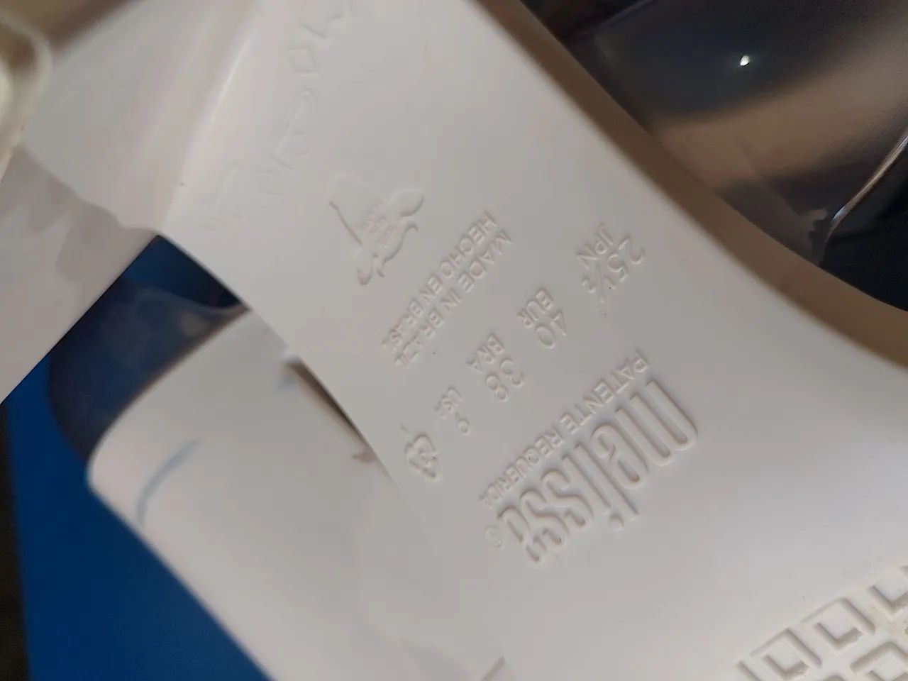 Sandália MELISSA transparente salto bloco  - Foto 4