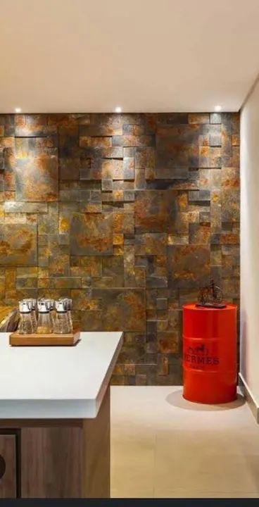 Revestimento Cimenticio Ferro Corten - Foto 3