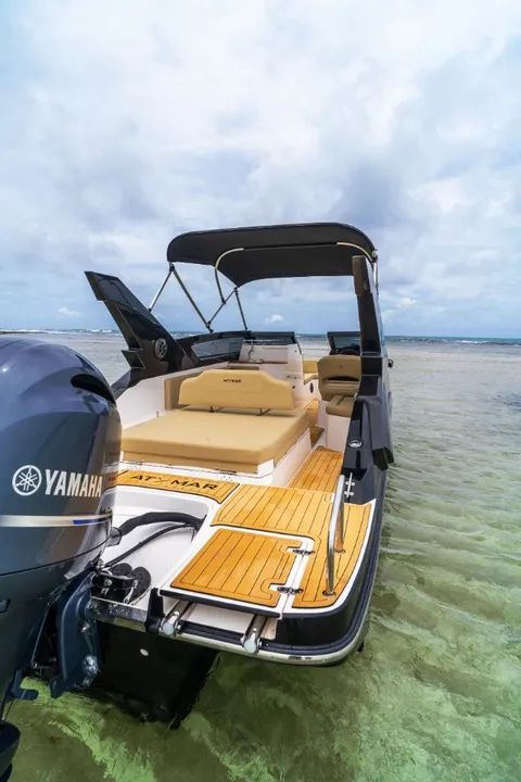 Lancha Atymar 26 pés aberta com banheiro - Foto 9