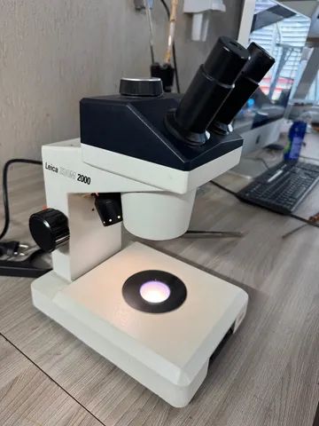Microscópio estereoscópio Lupa Leica  - Foto 2