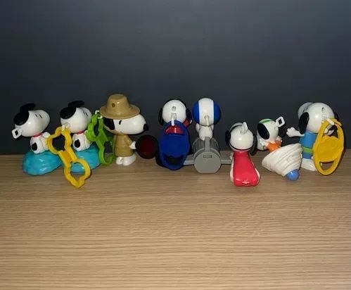 Miniaturas: Snoopy Coleção Mcdonald's Kit Com 8 - Bom Estado - Foto 3
