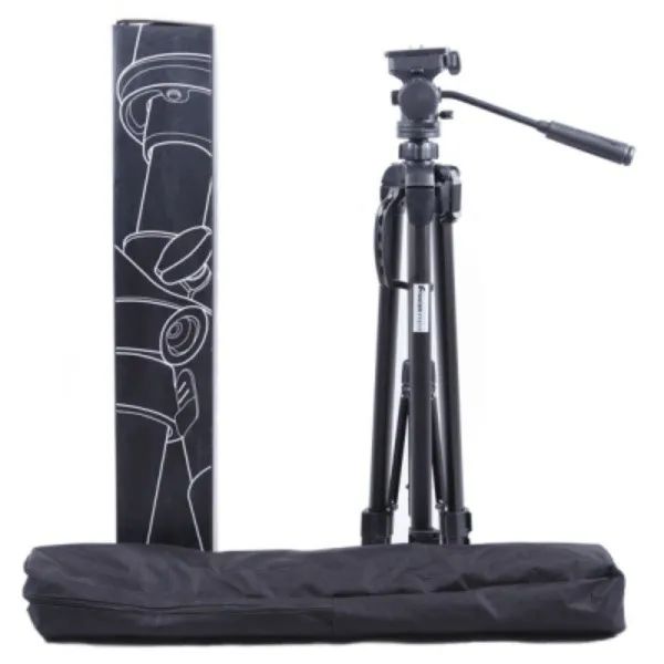 Tripé Cabeça Hidráulica P/ Filmadoras Câmera Digital WT3716 