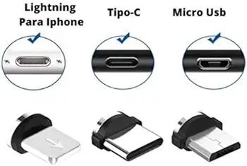 Cabo Magnético usb 3 em 1 - Foto 5