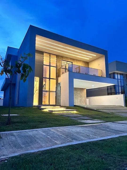 Casa Moderna com piscina cidade Alpha - Alphaville