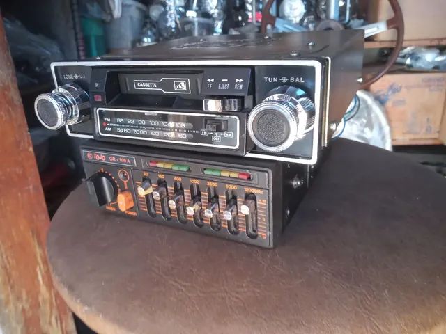 Rádio toca fitas cara preta TKR Tojo gr100 - Foto 2