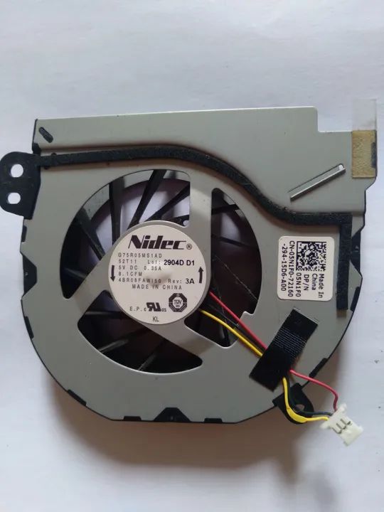 COOLER NIDEC PARA DELL INSPIRON