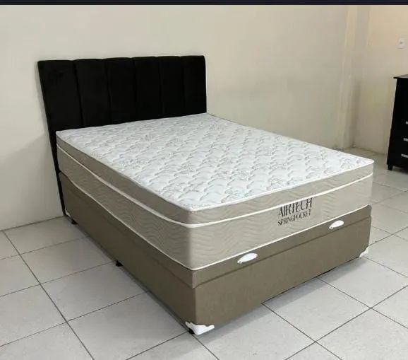  Ortobom Cama Box Casal Airtech Spring Pocket - Conforto e Qualidade