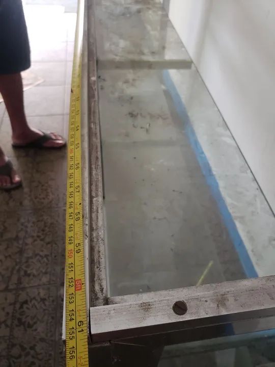 Vitrine de vidro para loja ( em alumínio ) - Foto 3