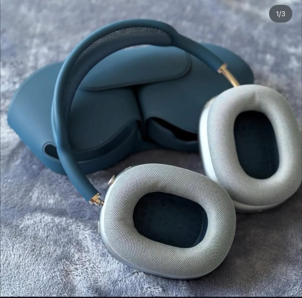 AirPodsMAX ブルー Apple AirPods Max Over the Ear (Bluetooth) - Blue - Ri Happy