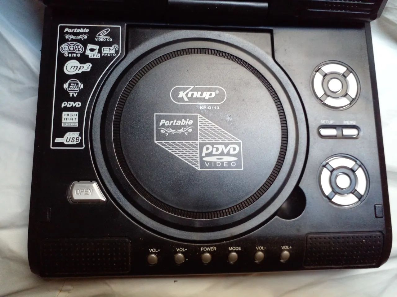 DVD Player Portátil Knup KP-0113 - Foto 5