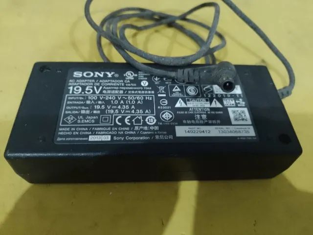 Carregador original sony para notebook